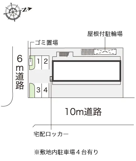大阪市平野区加美東５丁目 月極駐車場